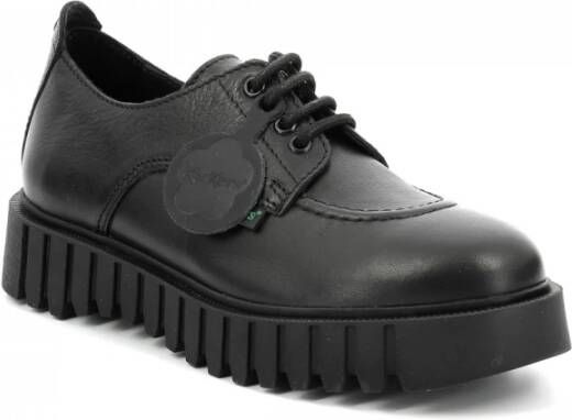 Kickers Kick Famous Laced Shoes Black Heren