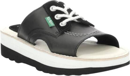 Kickers Kick Heatt Sliders Zwart Dames