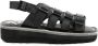 Kickers Kick Hi Sunny Flat Sandals Zwart Dames - Thumbnail 1