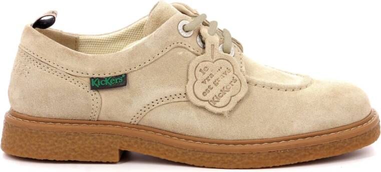 Kickers Kick Levy Derby Schoenen Beige Dames