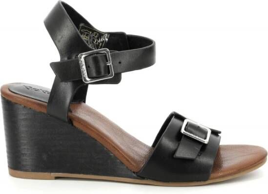 Kickers Comfort Leren Sandalen Kick Vodou Brown Dames - Foto 1