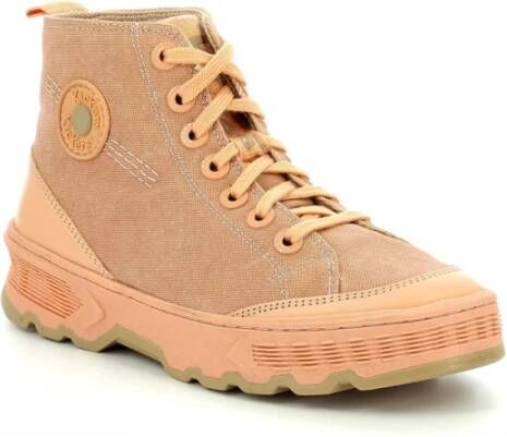 Kickers Kick Way Lace-up boots Beige Dames