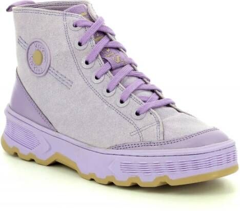 Kickers Hoge Top Sneakers Kick Way Purple Dames