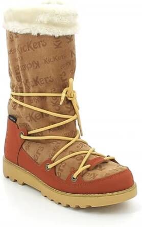 Kickers Kickeosnow Winter Boots Bruin Dames