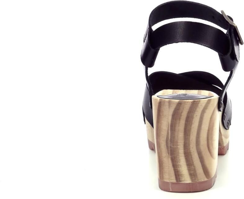 Kickers Kick Wise High Heel Sandals Black Dames