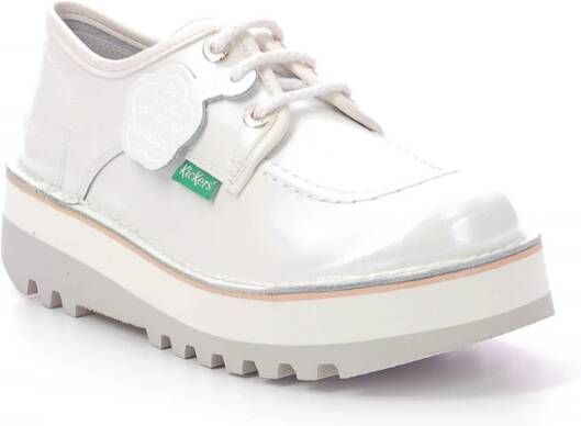 Kickers Comfort Veterschoenen Derby White Dames