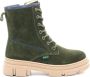 Kickers Lace-up Boots Green Dames - Thumbnail 1