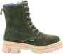 Kickers Lace-up Boots Groen Dames - Thumbnail 1