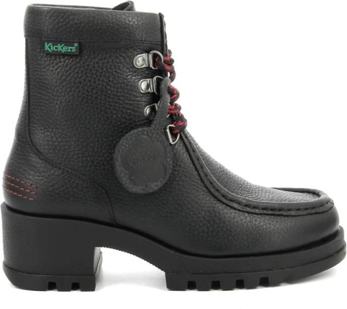 Kickers Lace-up Boots Zwart Dames