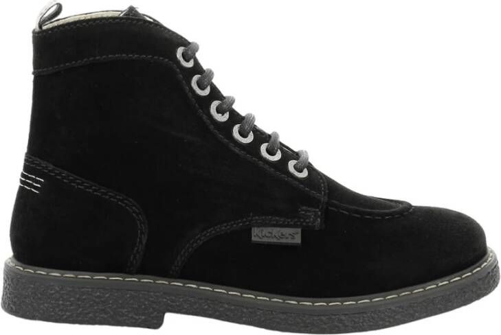 Kickers Lace-up Boots Zwart Dames