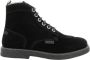 Kickers Legendarische Veterschoenen van Leer Black Dames - Thumbnail 1