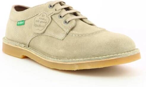 Kickers Laced Shoes Beige Heren