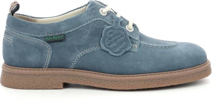 Kickers Laced Shoes Blue Heren