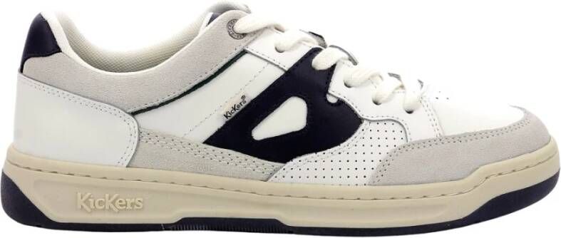 Kickers Lage Top Leren Sneakers Multicolor
