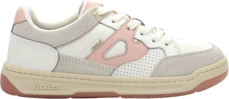 Kickers Lage Top Leren Sneakers Multicolor