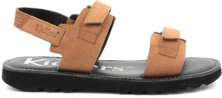 Kickers Neo Sandalen Brown Heren