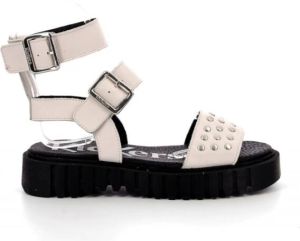 Kickers Platte sandalen Wit Dames