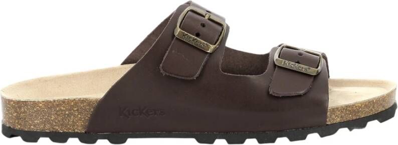 Kickers Kick Elk Sandals Brown Heren