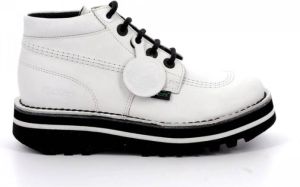 Kickers Shoes Kickplatform Wit Dames