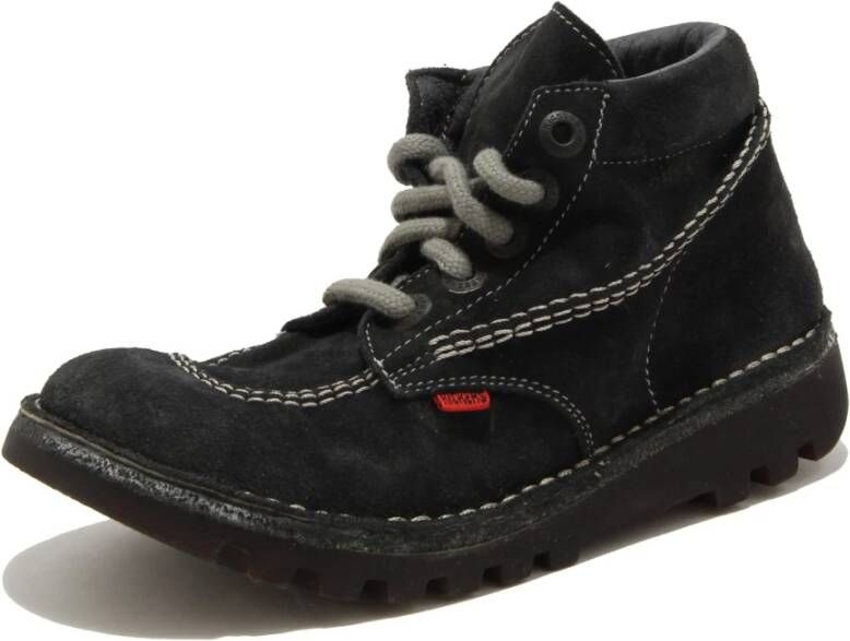 Kickers Vintage Antraciet Slip-On Sneakers