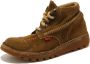 Kickers Vintage mosterd instap sneaker schoenen - Thumbnail 1
