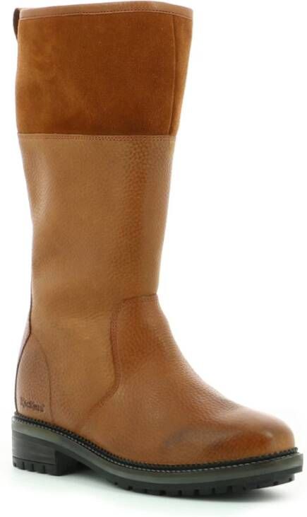 Kickers MEETICKZIP - Veterboots - noir sem noir/zwart