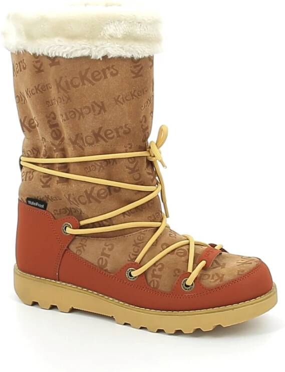 Kickers Kickeosnow Winter Boots Bruin Dames