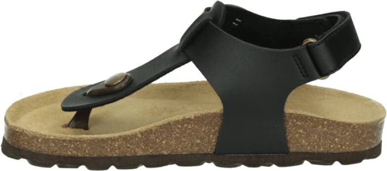 Kipling Zwarte sandaal met rubberen zool