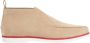 Kiton Beige kalfsleren enkellaarzen - Thumbnail 1