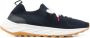 Kiton Blauwe Sneakers Leer Stof Rubber - Thumbnail 1
