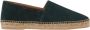 Kiton Blauwe Suède Instap Espadrilles Casual - Thumbnail 1