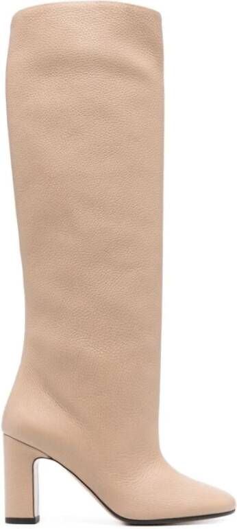 Kiton Elegante Bruin Hertenleren Lange Laarzen