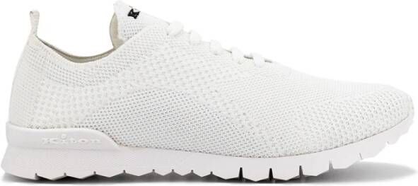 Kiton FIT Runners van Gebreide Stof voor de Moderne Man White Heren