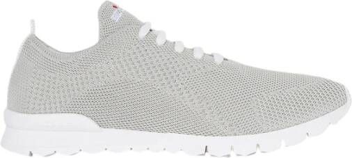 Kiton Grijze Gebreide Hardloopschoenen