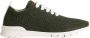Kiton Groene Cashmere Gebreide Sneakers - Thumbnail 1
