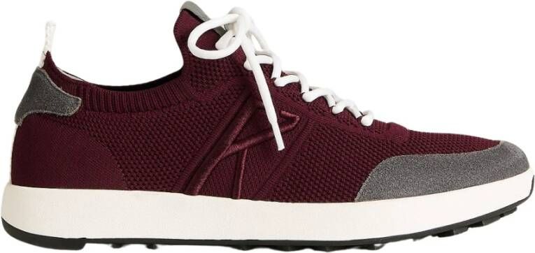 Kiton Katoen Kalfsleren Sneakers