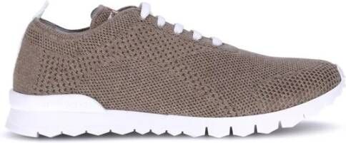 Kiton Katoenen Sneakers Gemaakt in Italië