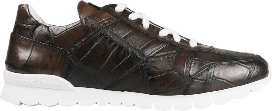 Kiton Crocodile Leather Sneakers