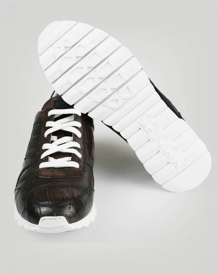 Kiton Crocodile Leather Sneakers - Foto 5