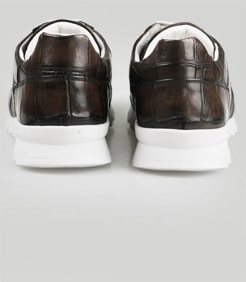 Kiton Crocodile Leather Sneakers - Foto 3