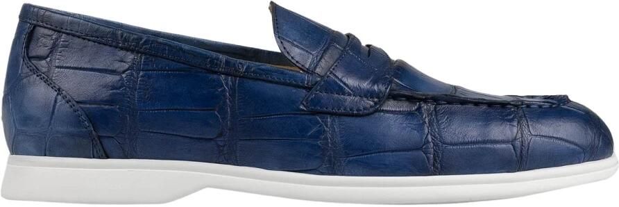 Kiton Crocodile Loafers