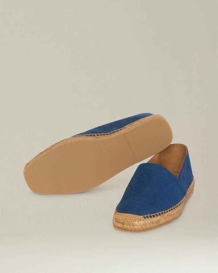 Kiton Denim Espadrilles voor zomerse stijl