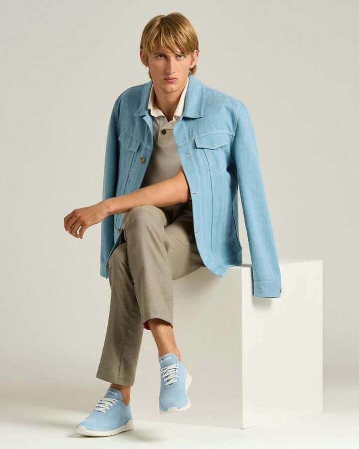 Kiton Fits Knit Cotton Sneakers - Foto 2