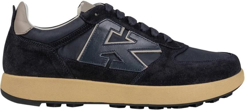 Kiton Leren Suède Pl Sneakers
