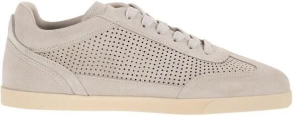 Kiton Perforated Suede Sneakers