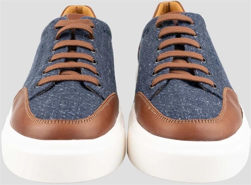 Kiton Sneakers Regular Effen 100% Handgemaakt - Foto 3