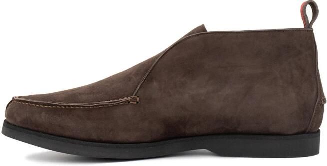 Kiton Stijlvolle suède enkellaarsjes