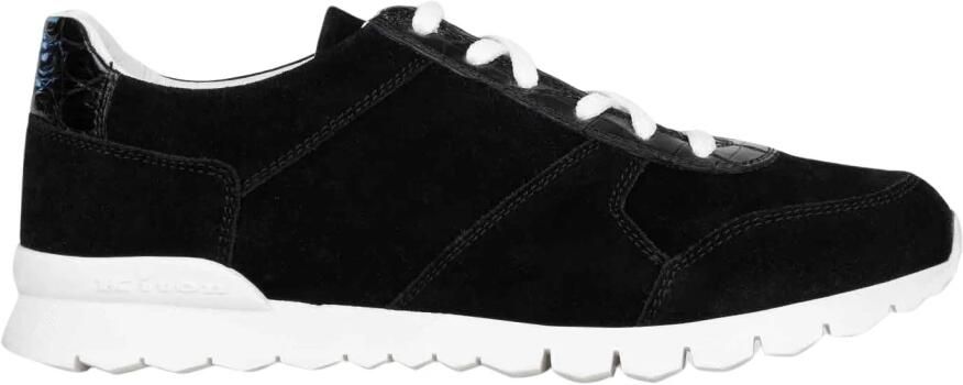 Kiton Suède en Krokodillenleren Sneakers