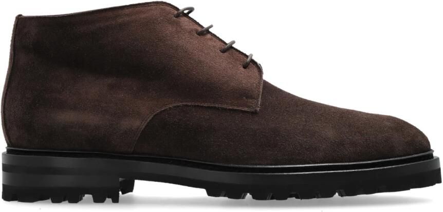 Kiton Suede Enkellaarzen