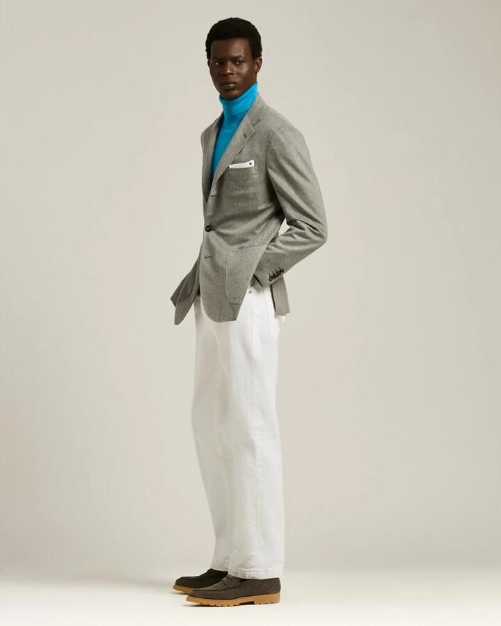 Kiton Suede Kalfsleren Loafer - Foto 2